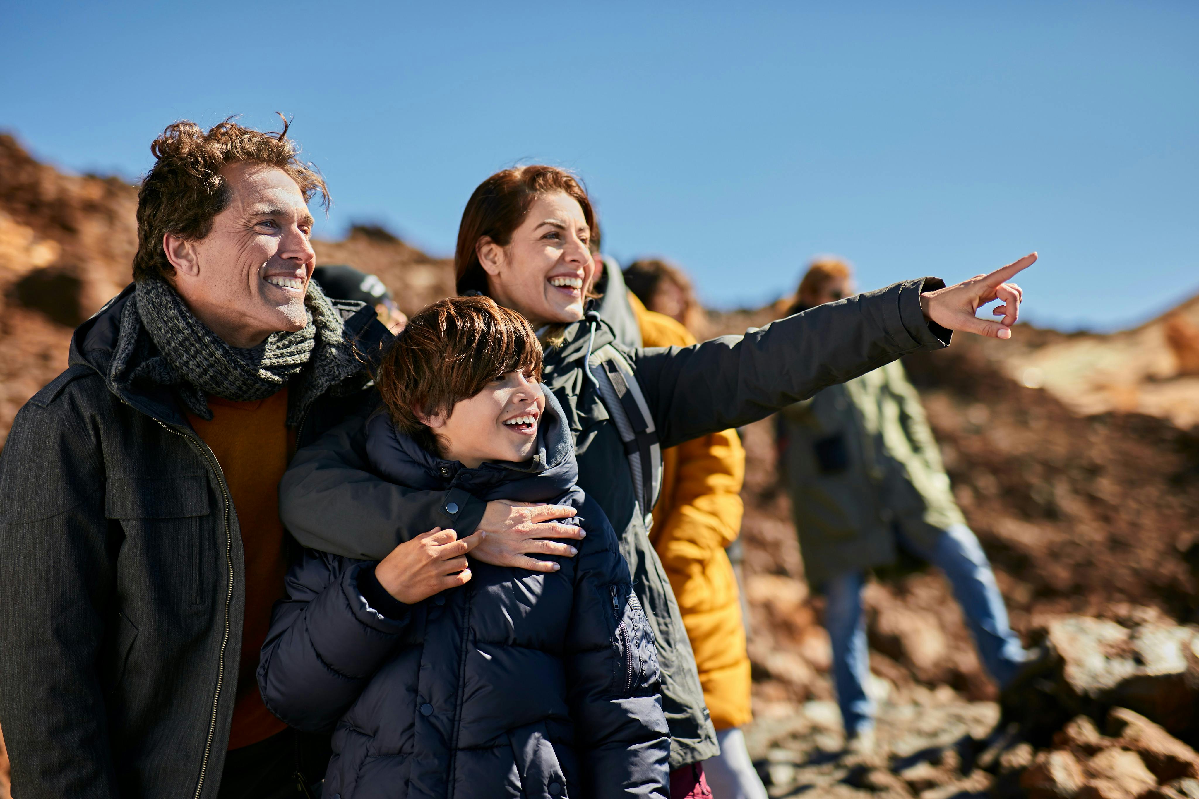 Família gaudint d'un dia al Teide Tour