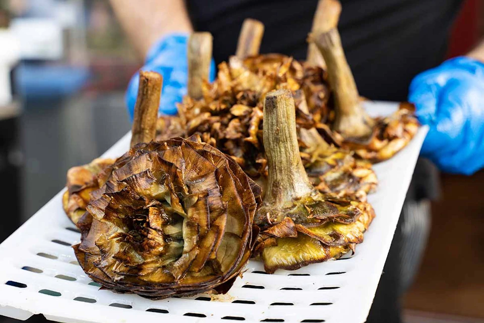 Fried artichoke
