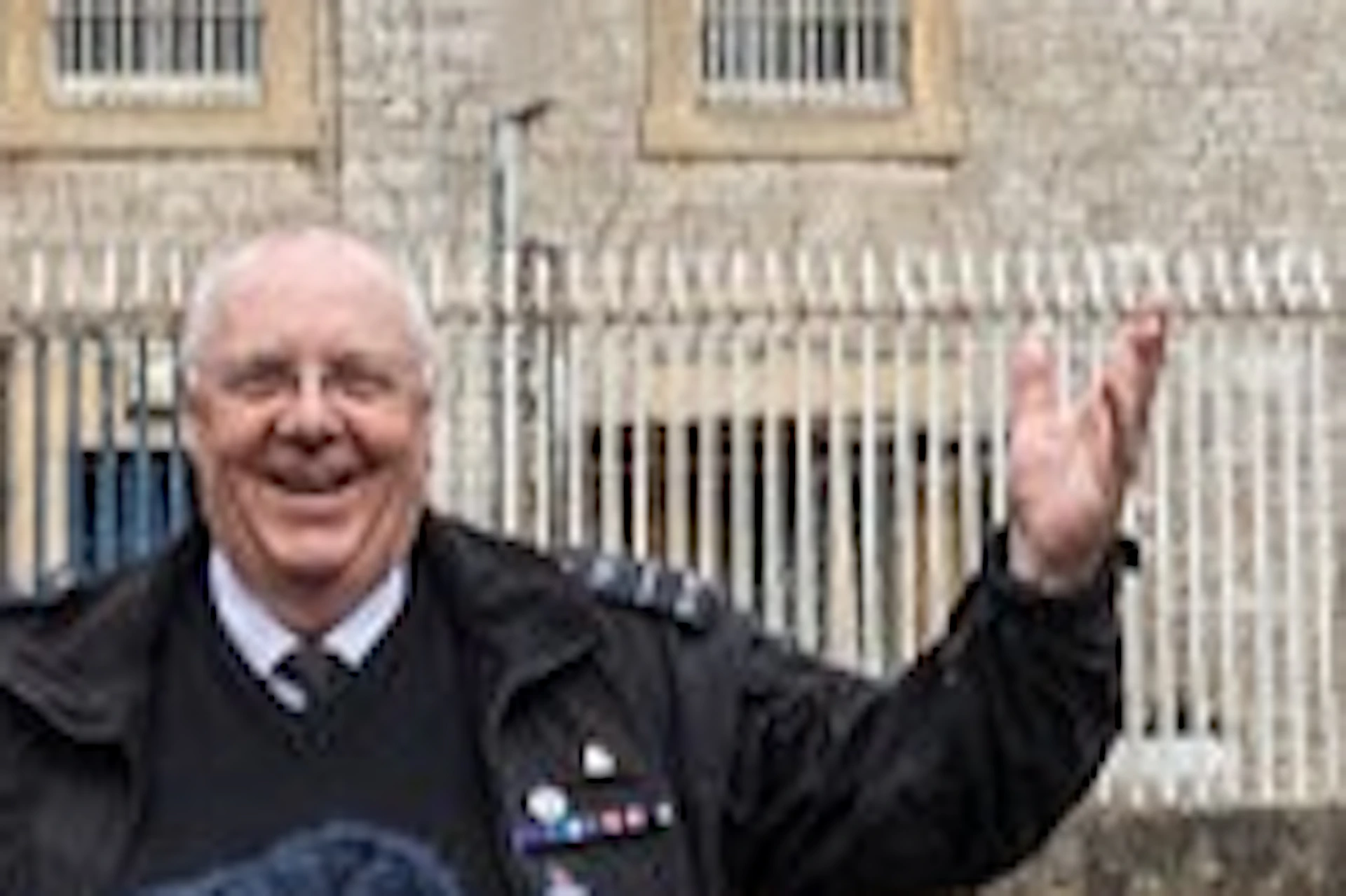 A group of visitors on a Guided Tour of Shepton Mallet Prison.