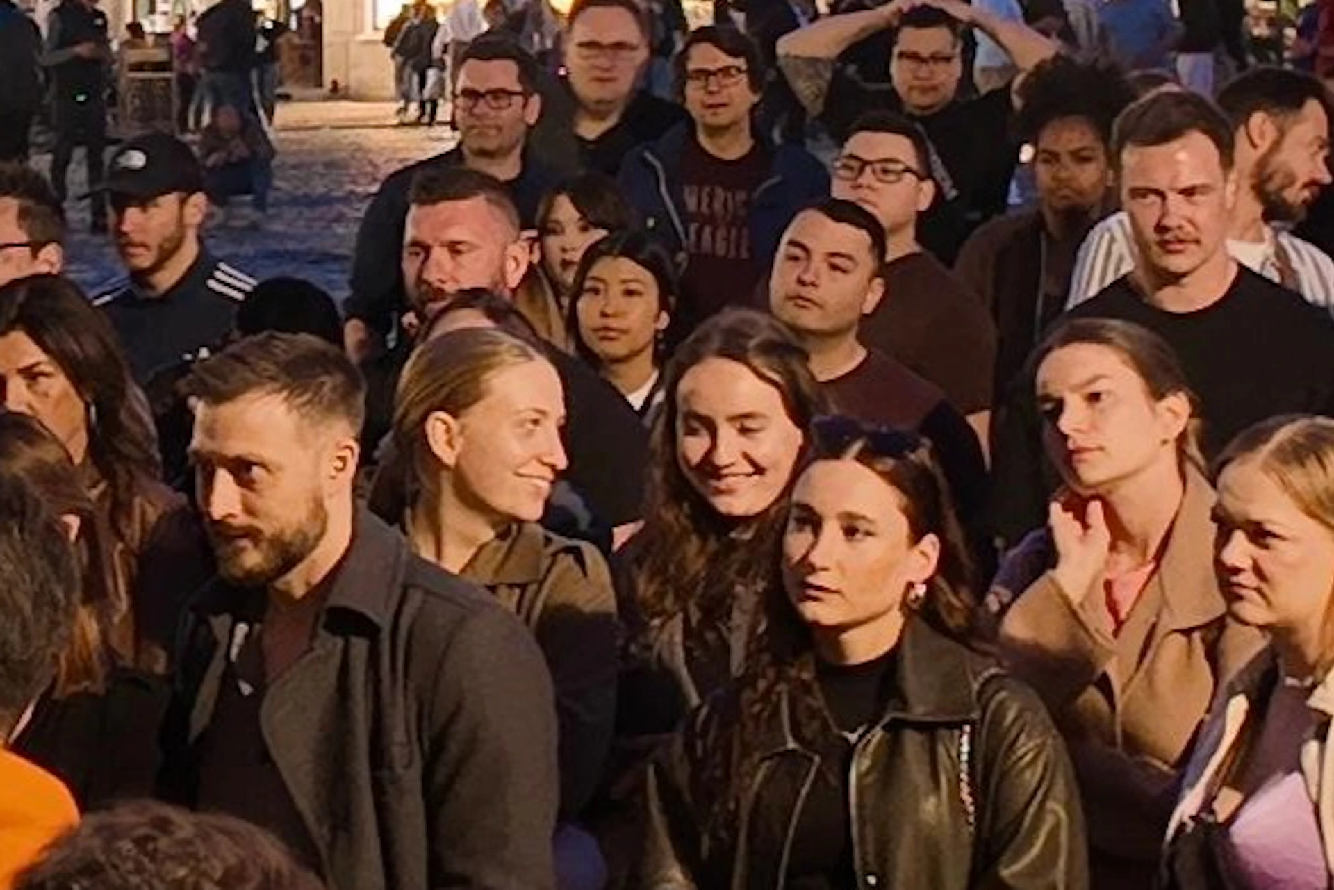 Group picture at departure