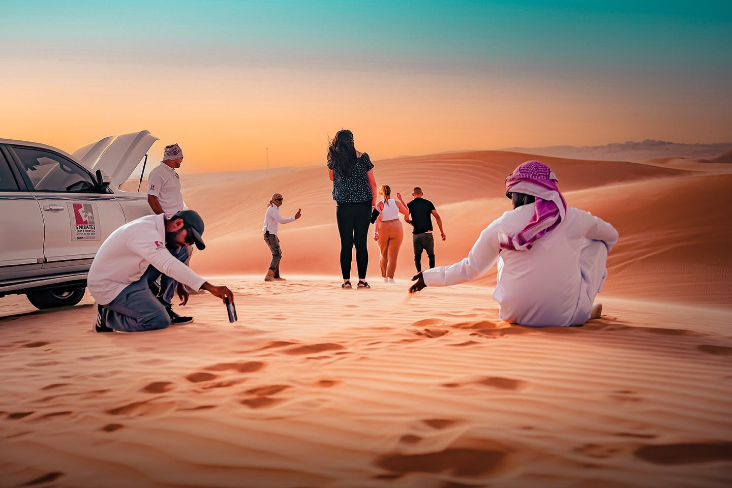 Photo stop in the dunes