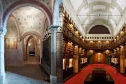 La cripta de San Sepolcro i la sala Federiciana d'Ambrosiana