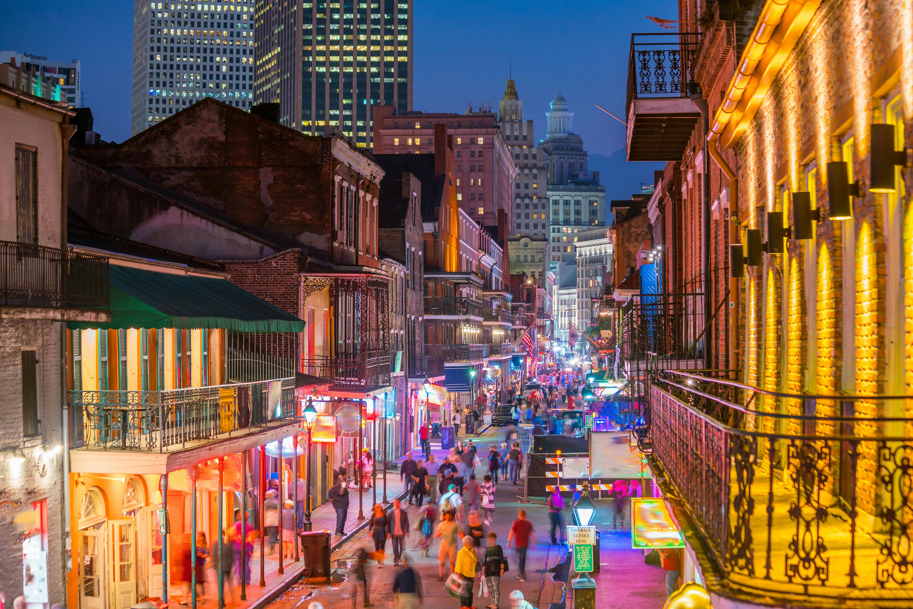 Bourbon Street in New Orleans