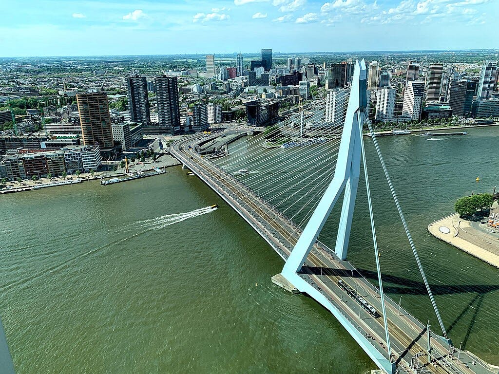 Erasmusbrug in Rotterdam