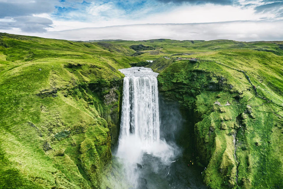 Skógafoss Waterfall
