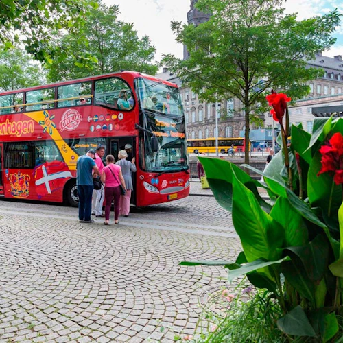 Red Sightseeing Copenhagen: 24H Hop-on Hop-Off Bus and Boat Tour