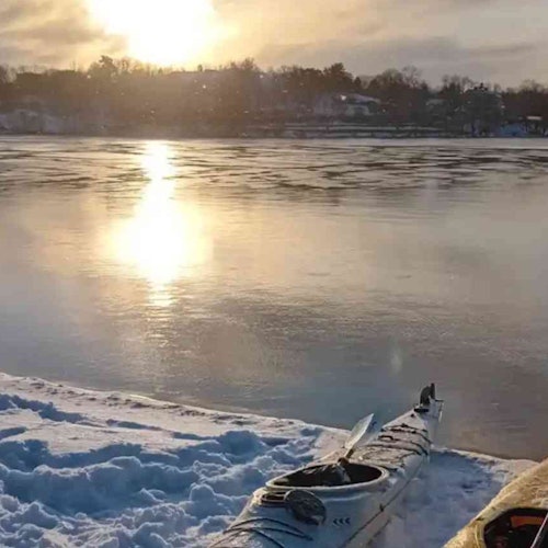 Estocolmo: Excursión invernal en kayak