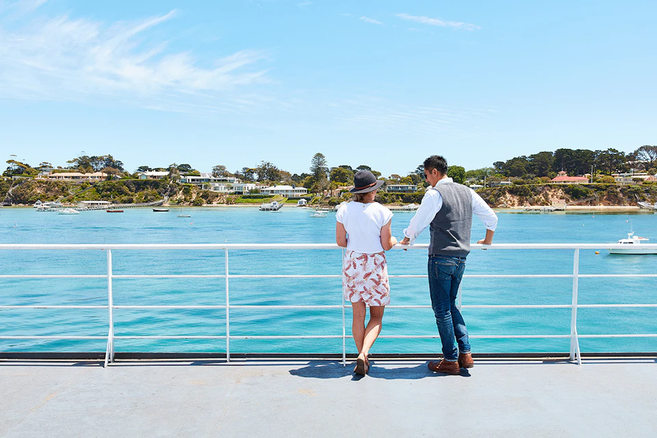 Ferry across the abby Queenscliff to Sorrento