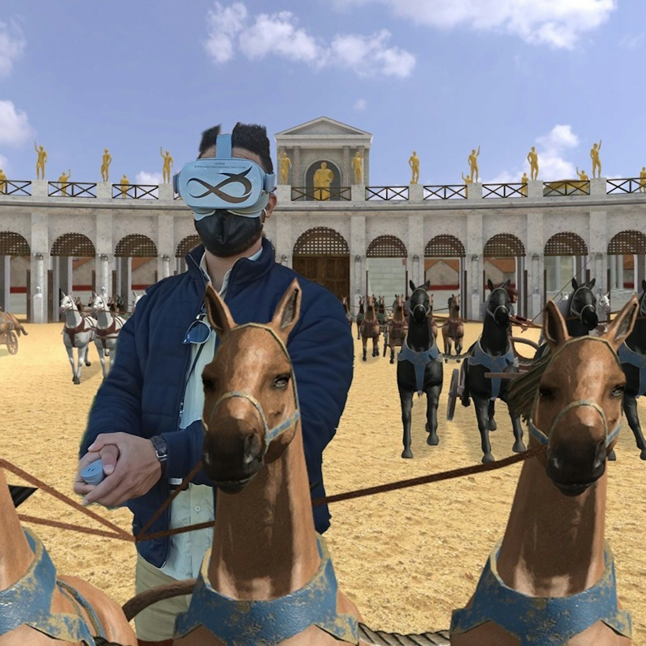 Juego de carreras de realidad virtual Circus Maximus - Alojamientos en Roma