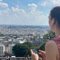 Vista em Paris do Sacré Coeur