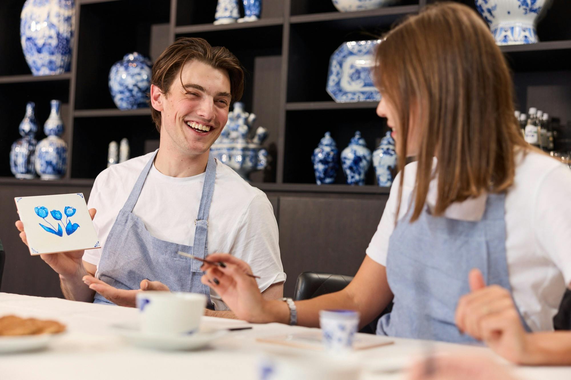 Amsterdam: Traditional Dutch Blue Tile Painting Workshop 2