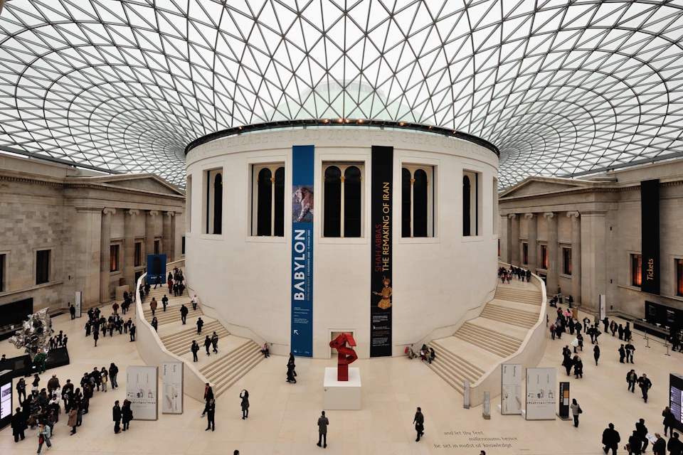 Inside of the British Museum
