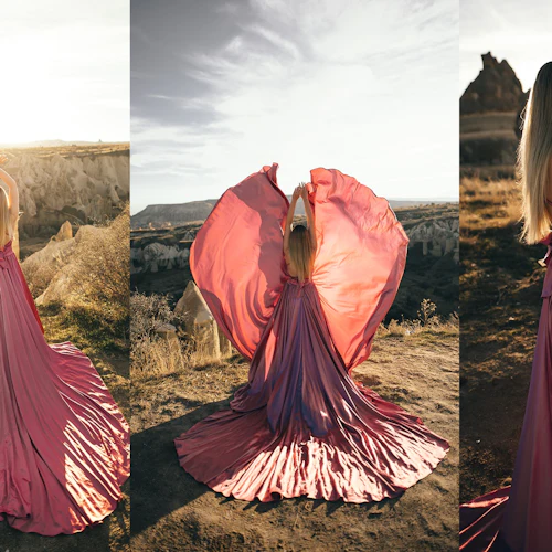 Capadócia: Sessão de fotos com um vestido voador - Photo 7
