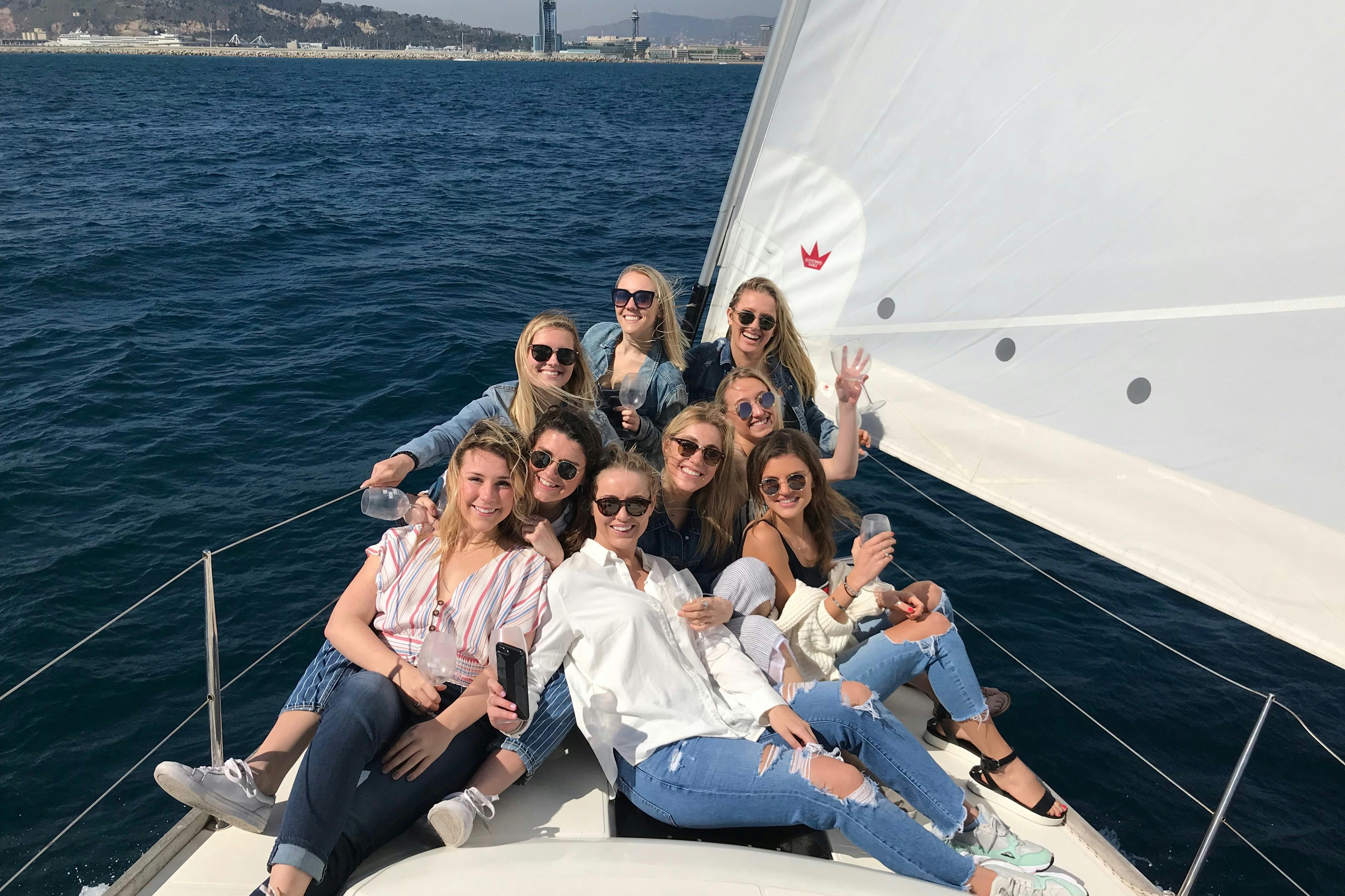 Expérience de navigation à Barcelone.