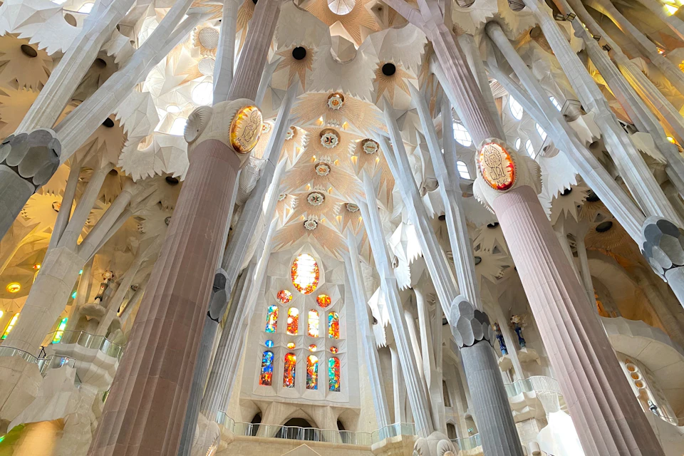 Interior of Sagrada Familia