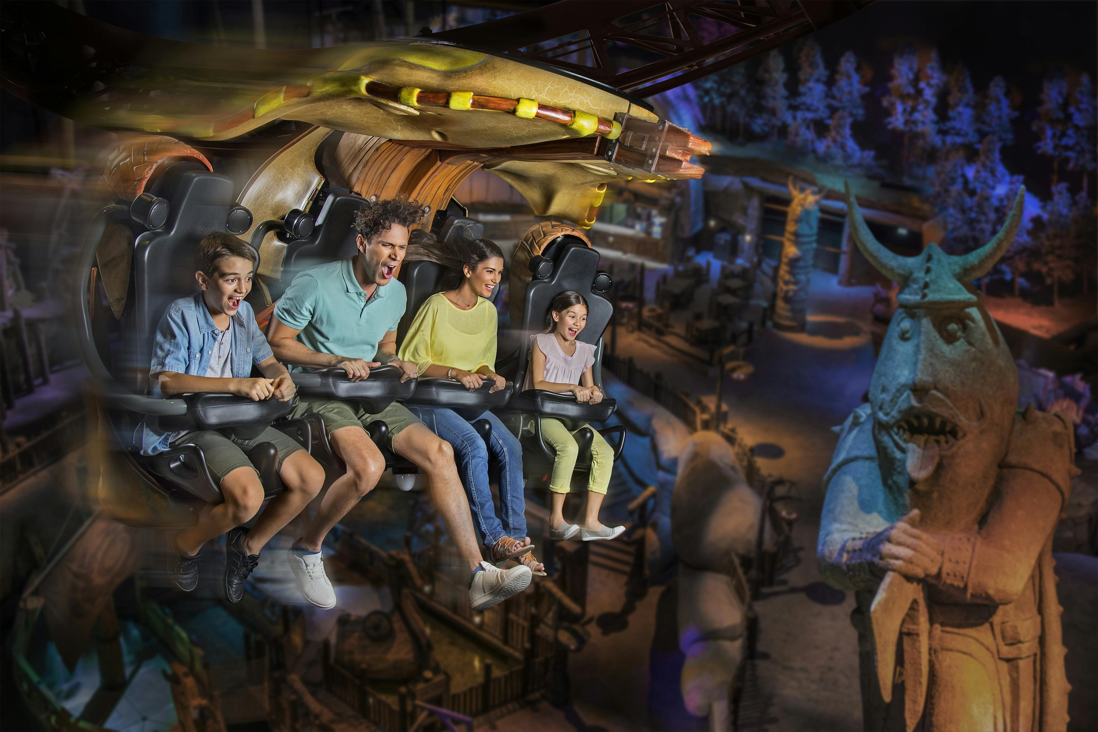 מושנגייט דובאי - פארק שעשועים בהשראת הוליווד עם רכבות הרים מרהיבות ואטרקציות מתקדמות