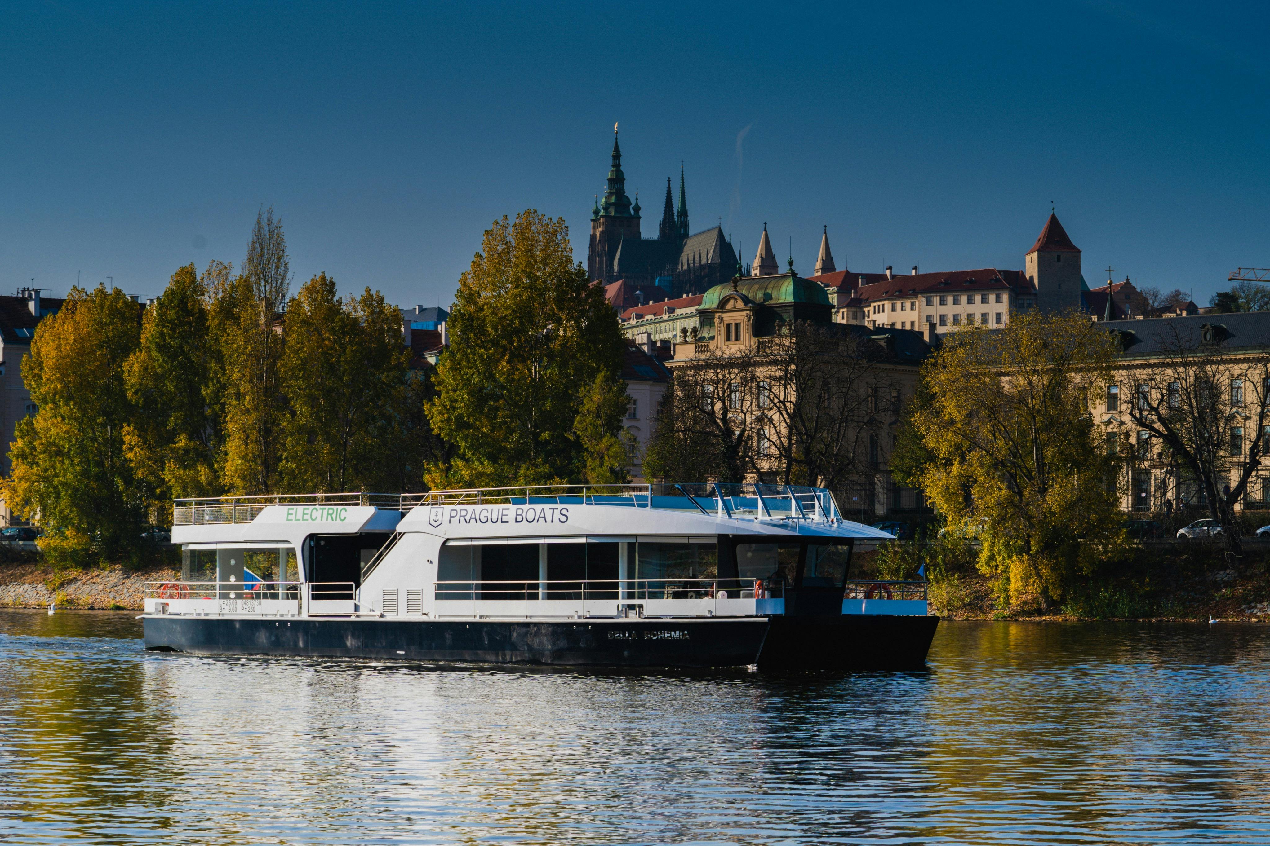 Prague tour boat