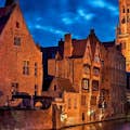 Vue sur le quai de la Tête de Rose, l'un des lieux les plus emblématiques de Bruges.