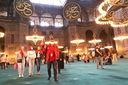 イスタンブールのコンボツアー：ハギア・ソフィアとトプカピ宮殿(即日発券)