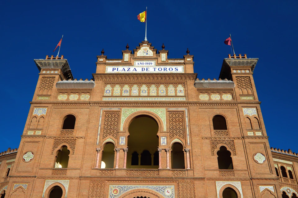 Facade of las ventas arena