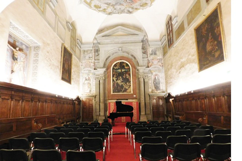 Interior of the Church of Santa Monaca
