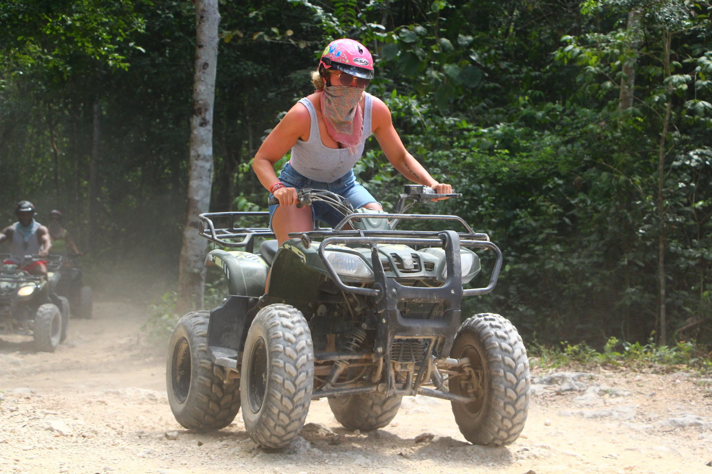 Mayan Jungle Rush: ATV + Ziplines + Lunch + Transfer