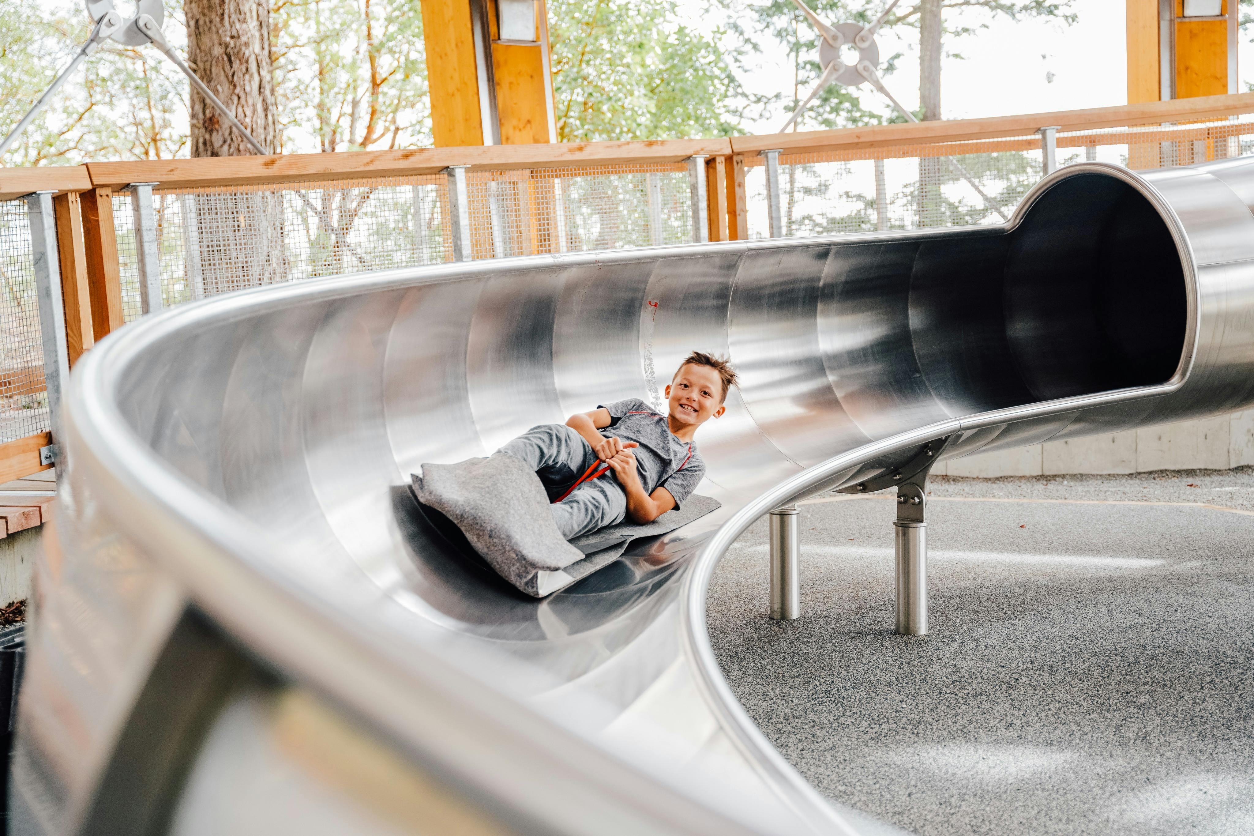 Malahat SkyWalk spiral slide