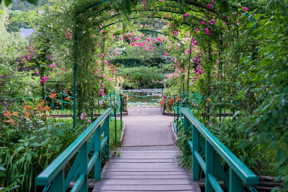 walk around the garden
