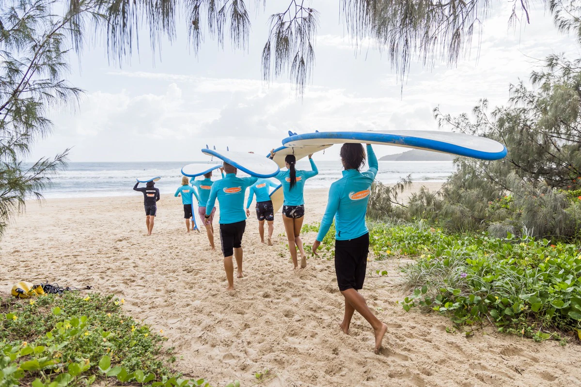 2-Hour Surfing Lesson at Noosa Heads