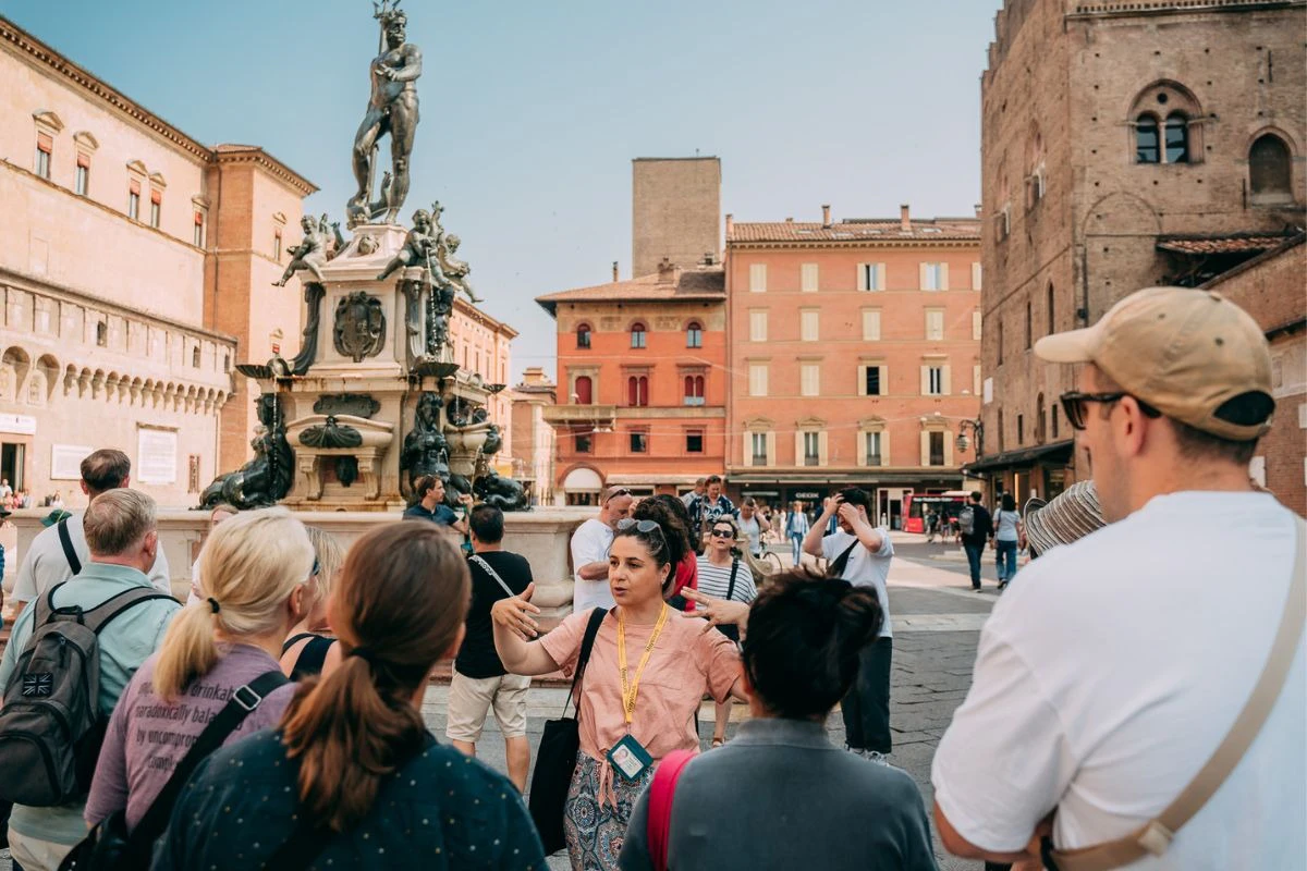 Bologna: Guided Walking Tour + Archiginnasio & Clock Tower Entry
