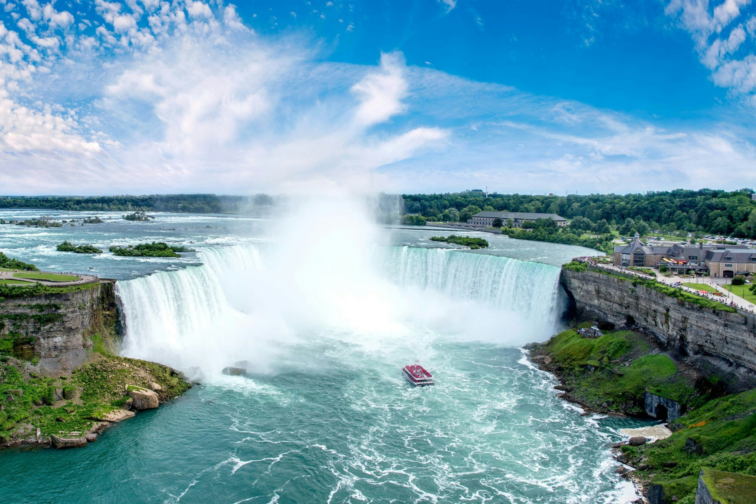Niagara Falls: Guided Walking Tour + Boat Cruise or Journey Behind the Falls