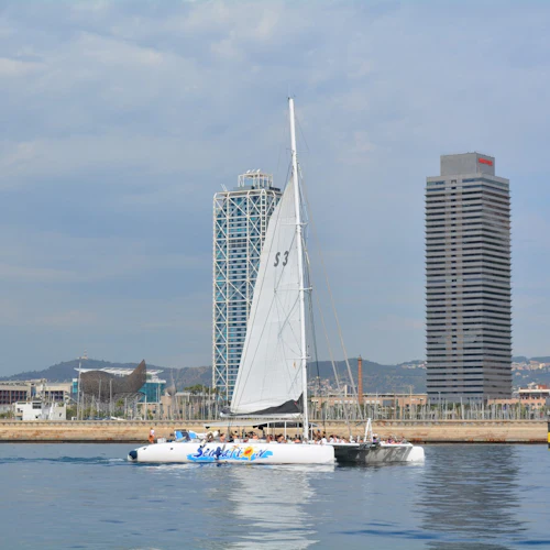 Barcelona: Catamaran Sailing with BBQ - Photo 5