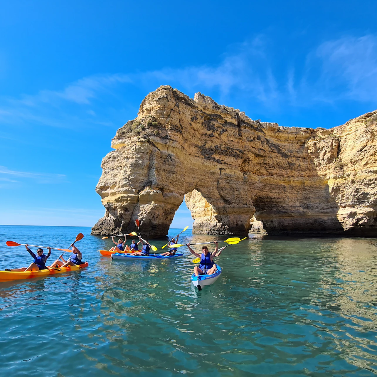 Benagil Cave: Guided Kayak Tour from Benagil Beach