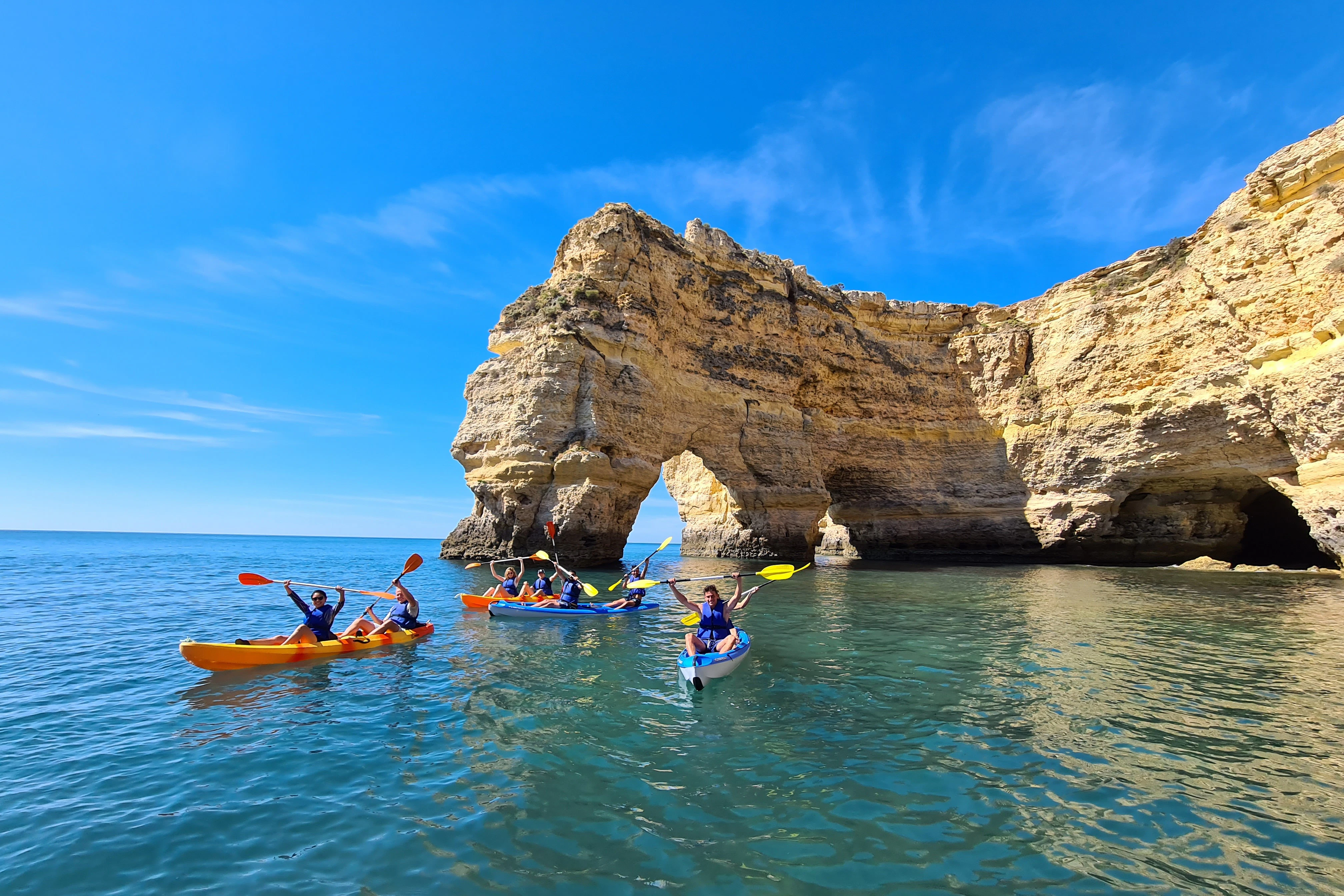 Benagil Cave: Guided Kayak Tour from Benagil Beach