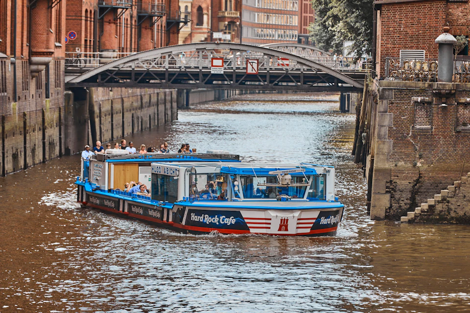 Harbor tour through the Speicherstadt