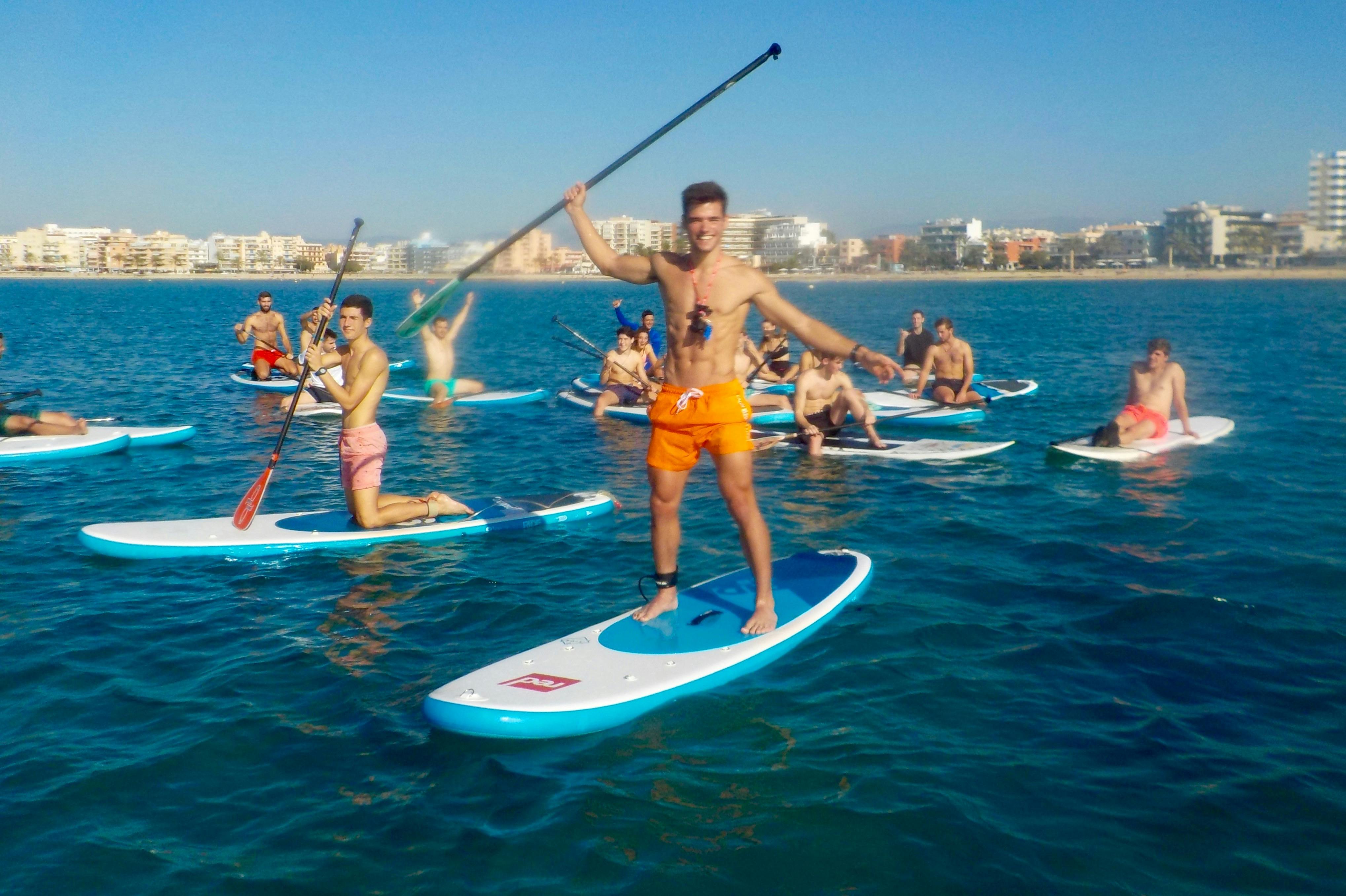 SUP (Stand Up Paddle) classes at BonaOna Mallorca, Playa de Ca'n Pastilla