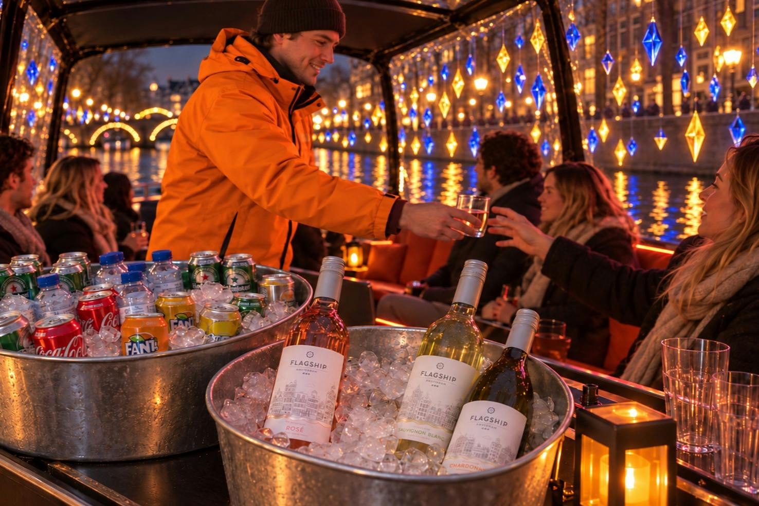 Amsterdam: Light Festival Canal Cruise + Optional Drinks & Snack 5
