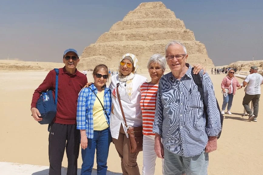Exterior of the Sakkara Pyramids