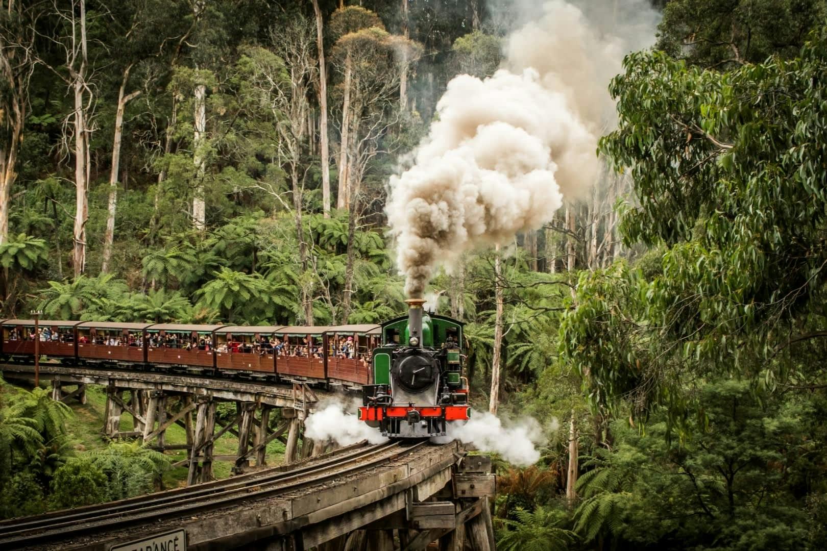 Puffing Billy Railway: Roundtrip Ticket in Belgrave – Tiqets
