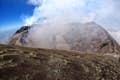 Emissioni di cenere dal Cratere di Nord Est ripreso da una quota di 3300 metri sul livello del mare
