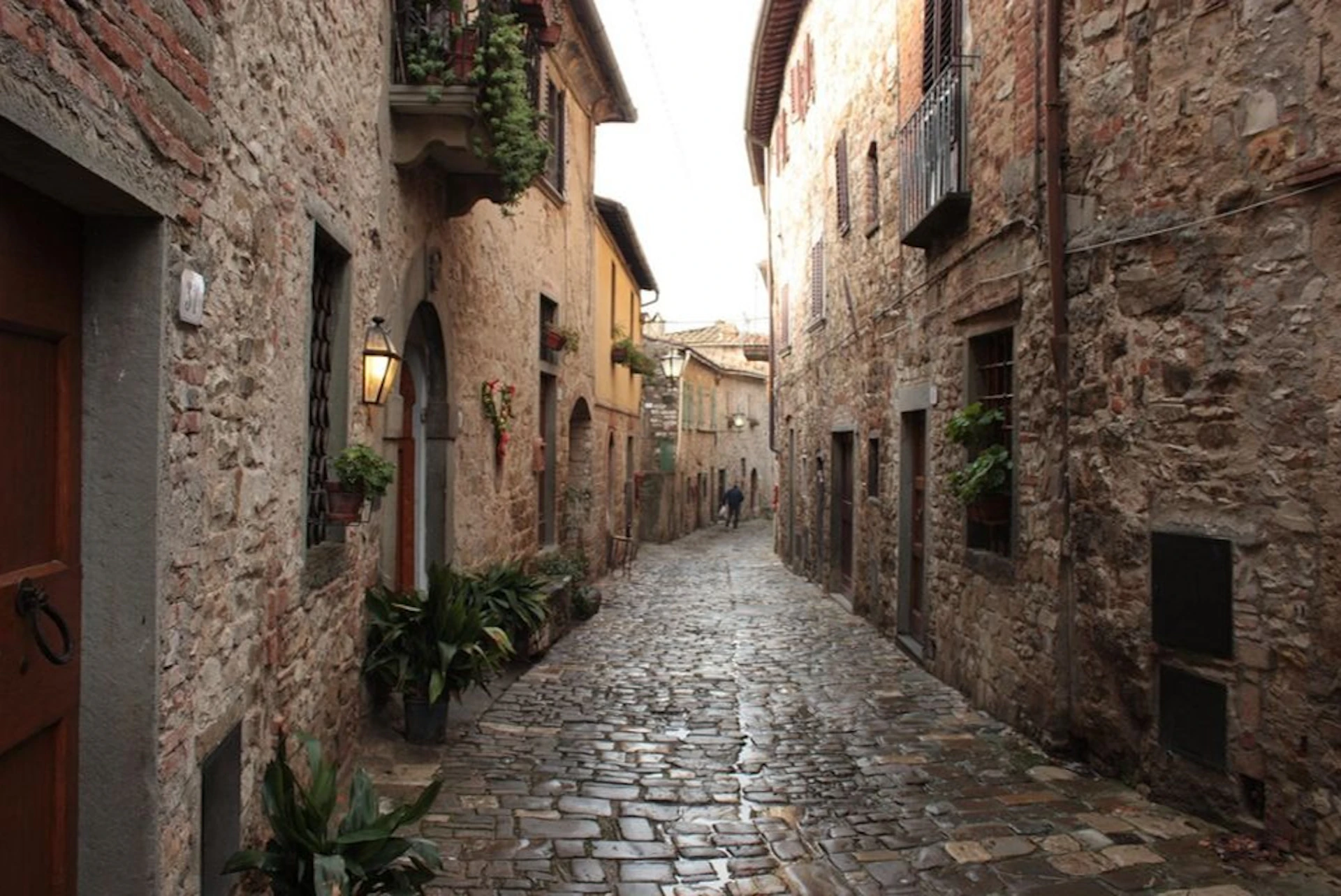 Ancient alley of Montefioralle
