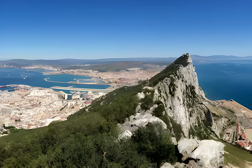 The marvelous rock of Gibraltar