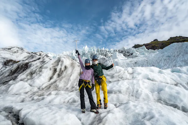 Glacier Vatnajökull : Visite Guidée avec Transport depuis Skaftafell