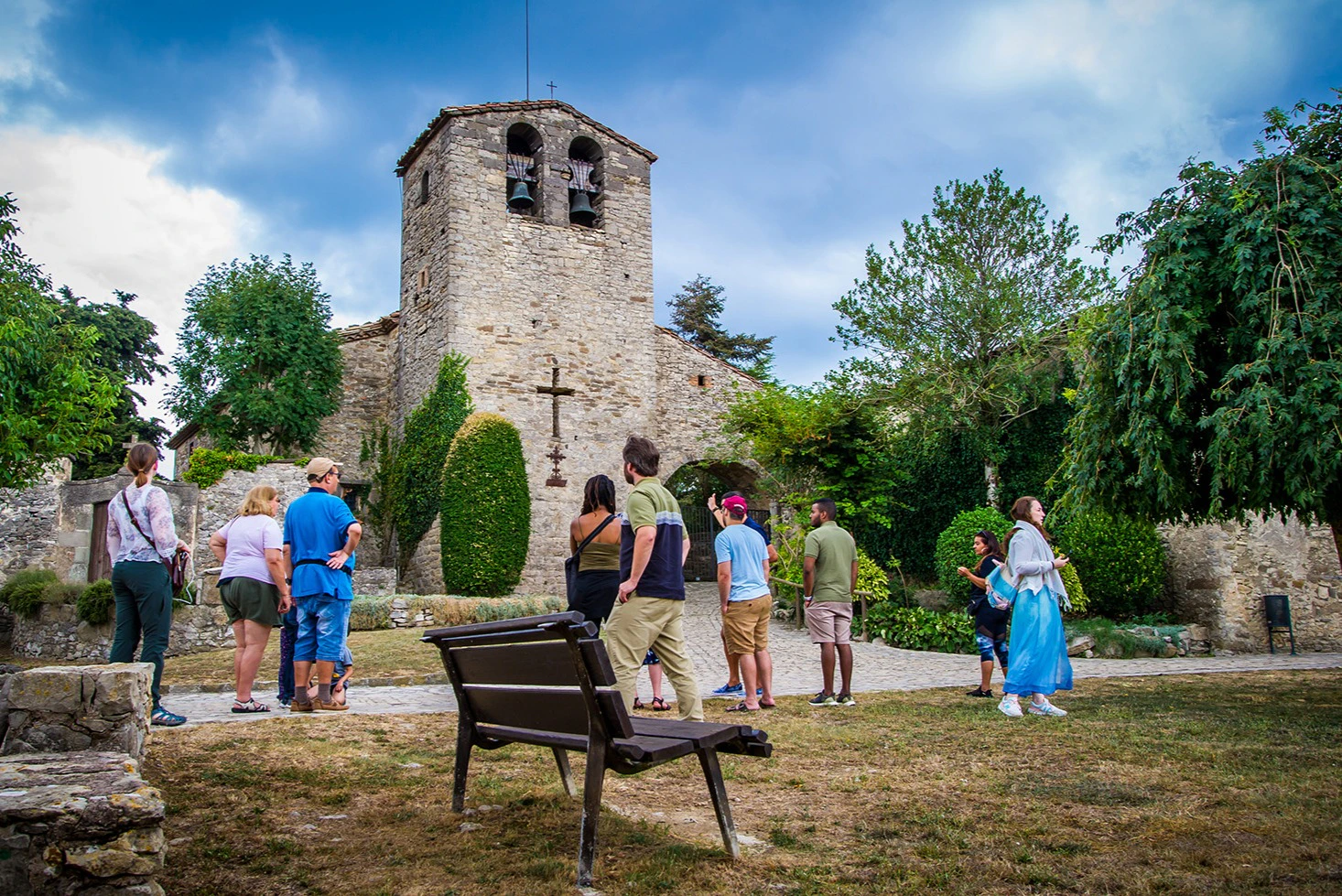 The old church in Tavertet.