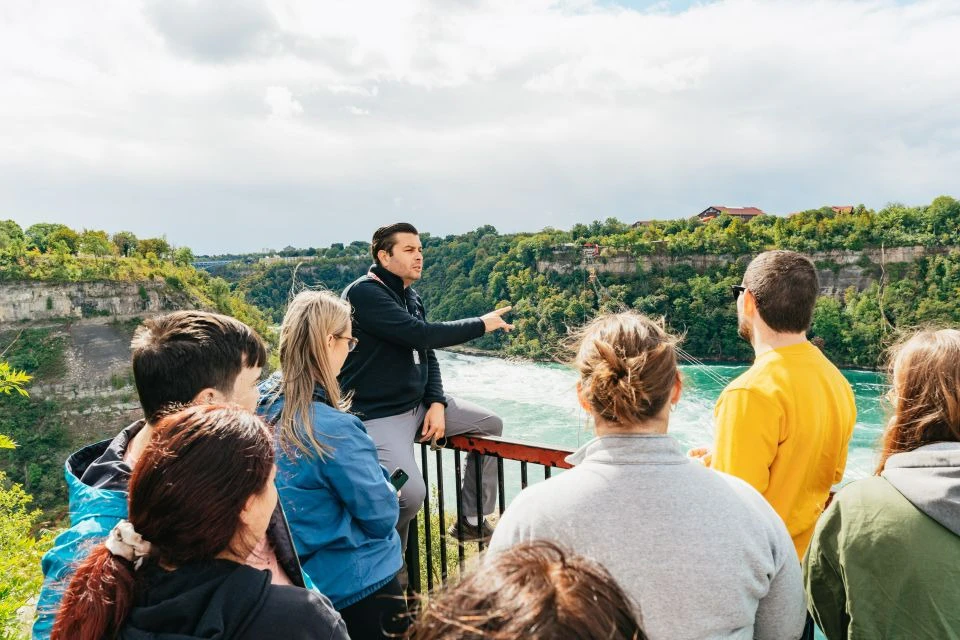 the most under rated stop of the day is always the Niagara Gorge lookout platform