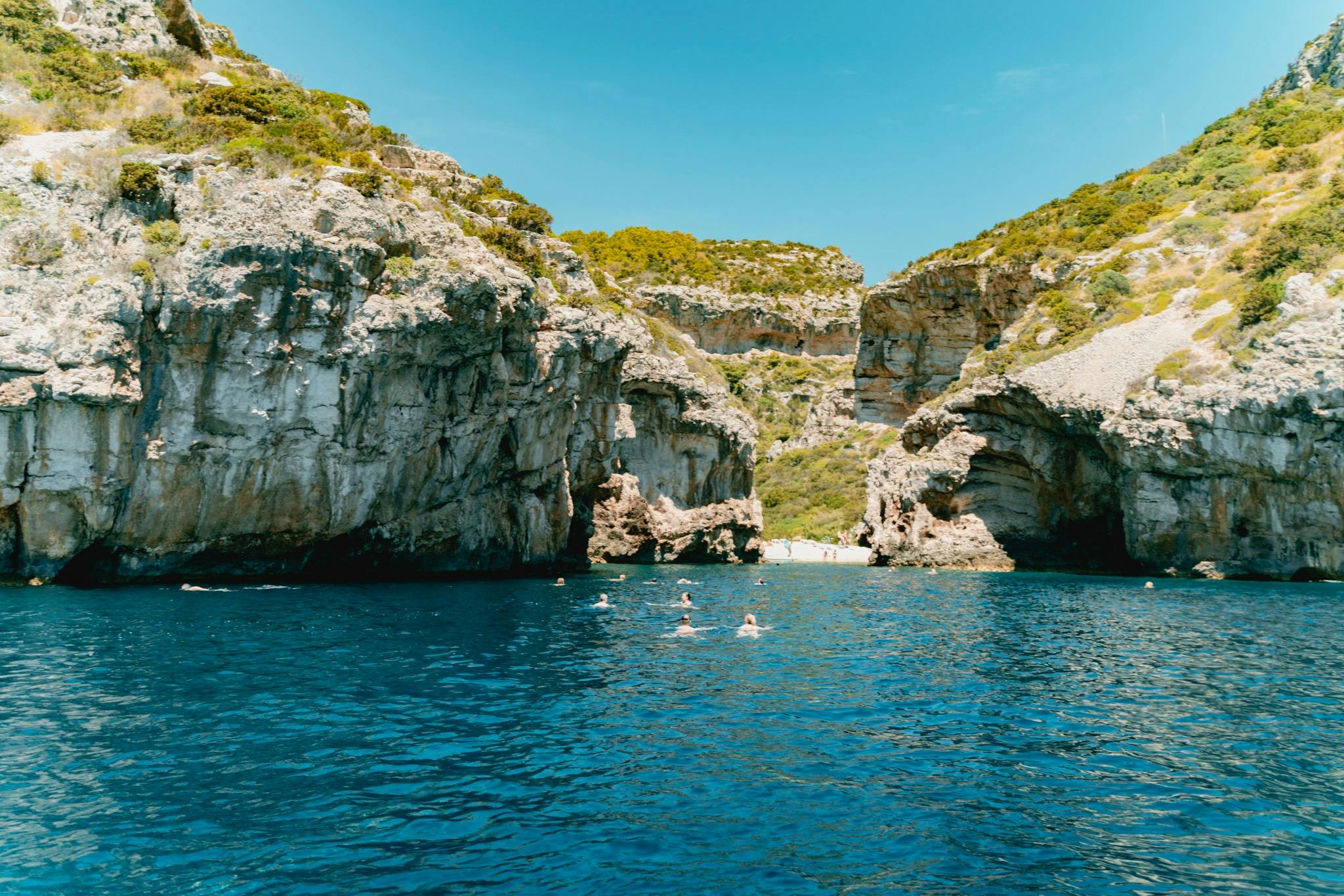 Cala Stiniva a l'illa de Vis