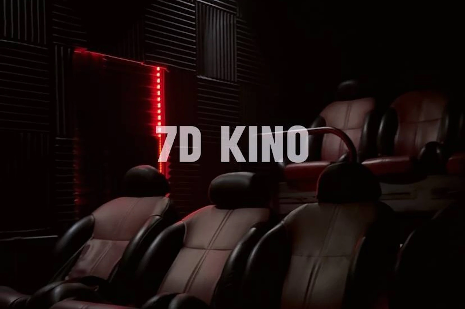 7D cinema hall, moving chairs