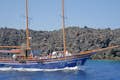 Cruzeiro em um barco grego tradicional