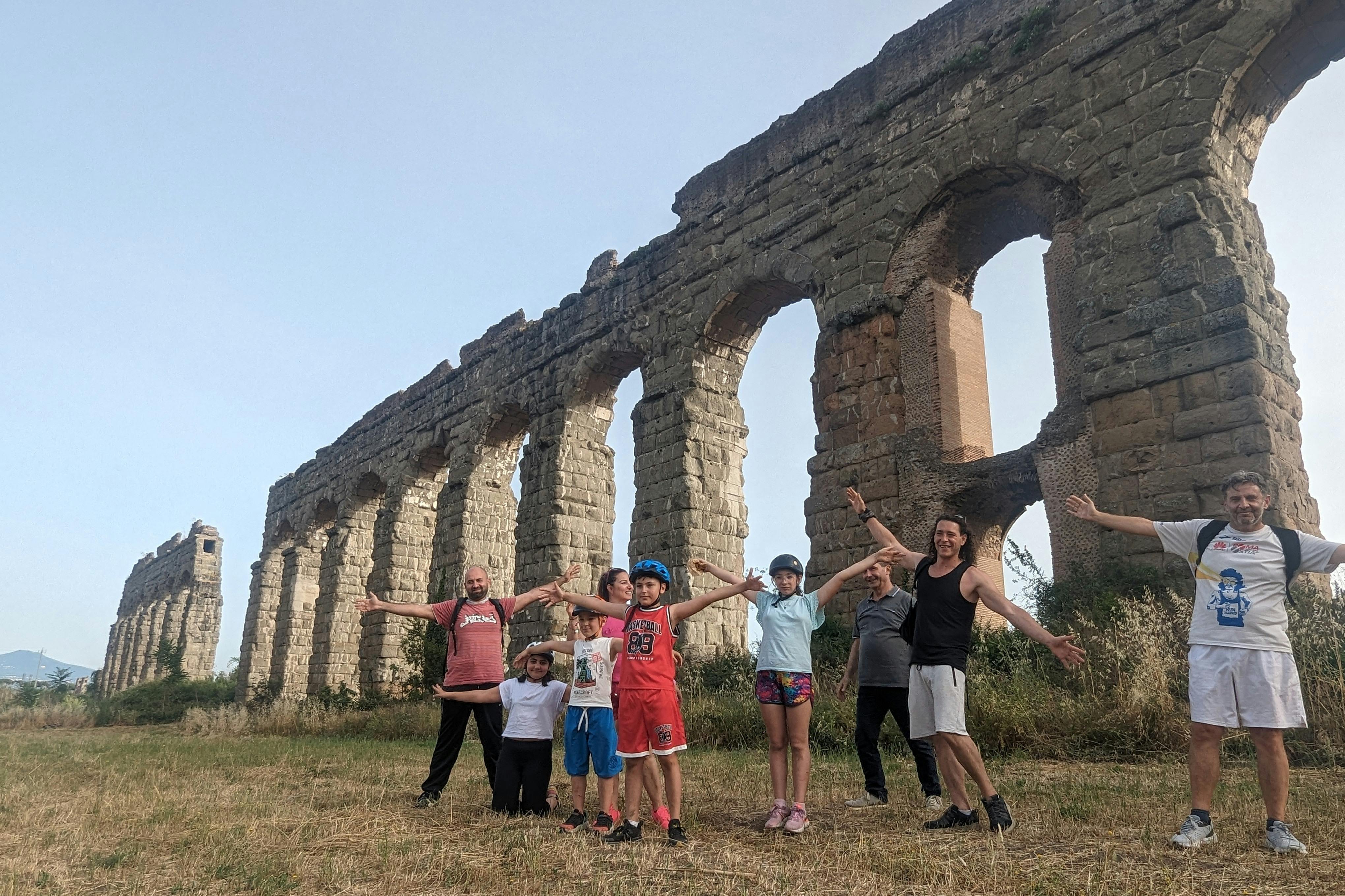 Aqueducts Park along via appia antica