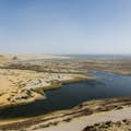 Wadi El Ryan widok na jezioro